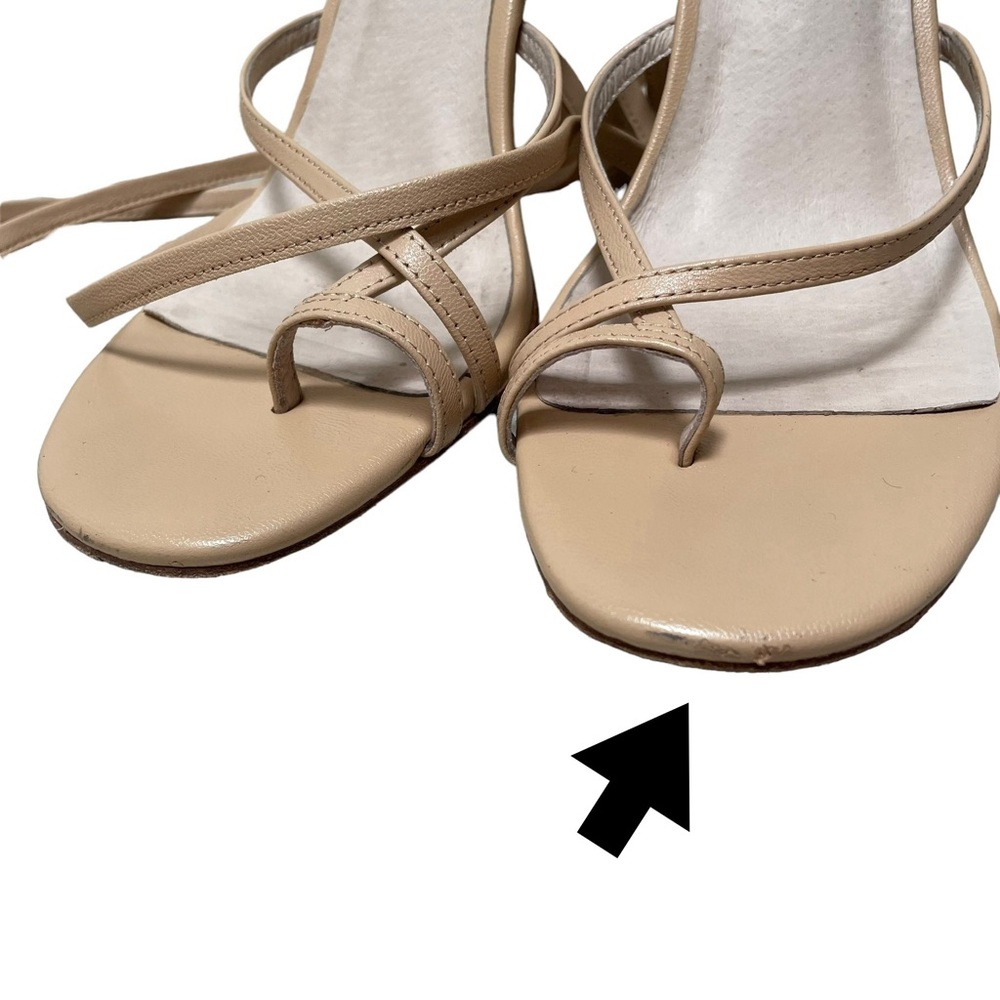 Revolve Raye Anthea Nude Heel Sandals - Picture 6 of 11
